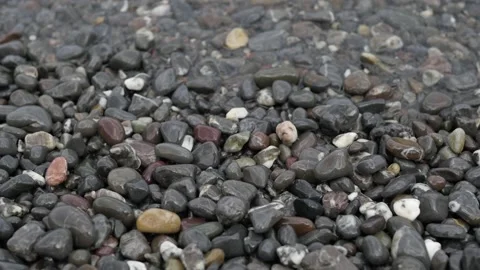 Beautiful beach close up. many large stones on the beach. beautiful landscape Stock-Footage 149281045