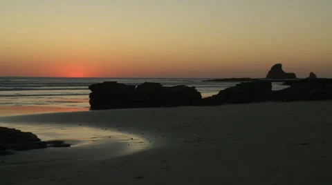 Beautiful beach Stock Footage 22760066