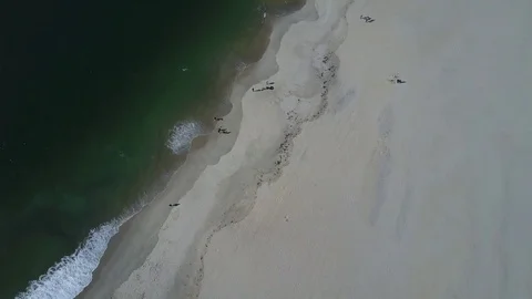 Beautiful beach Stock Footage 76102979