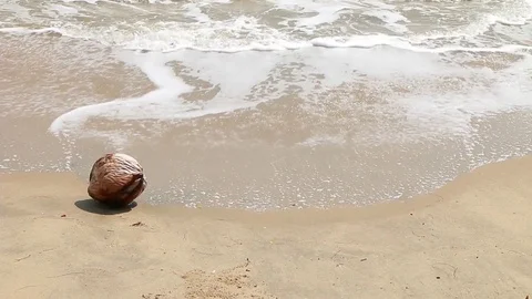Beautiful beach Stock Footage 80156341