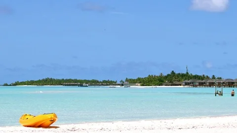 Beautiful beach. Stock Footage 96806184