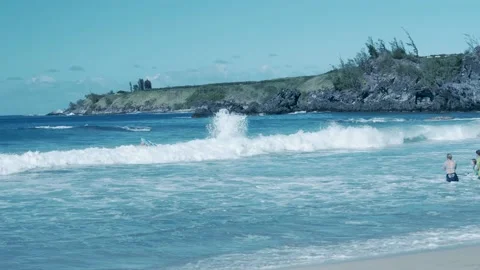 Beautiful Beach Stock Footage 231838763