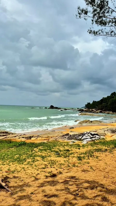 Beautiful beach Stock Footage 292974759