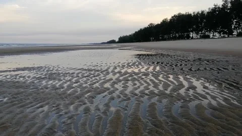 Beautiful beach landscape Stock Footage 170631076