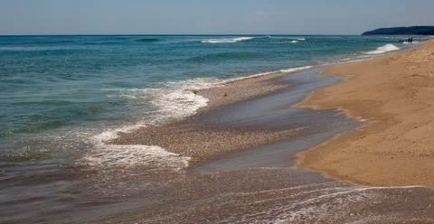 The beautiful beach. Stock Photos