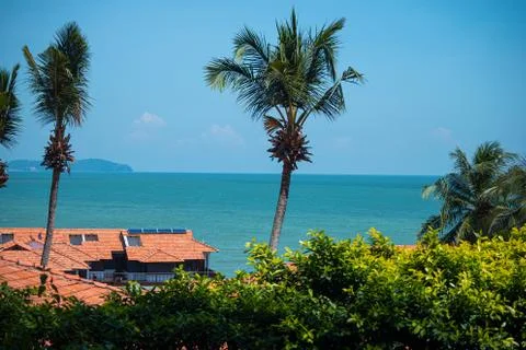 Beautiful Beach Resort Stock Photos