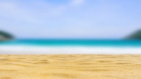 Beautiful beach sand texture in the summer sun on beach sea. Stock Footage 114070115