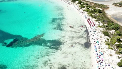 Beautiful with beach in sardinia Stock-Footage 138404474