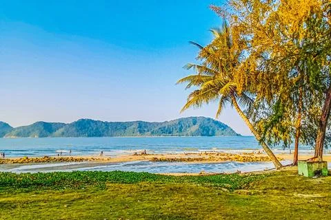 Beautiful beach scenery Stock Photos