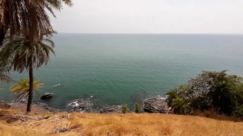 Beautiful Beach Side Scene Stock Footage 151785105