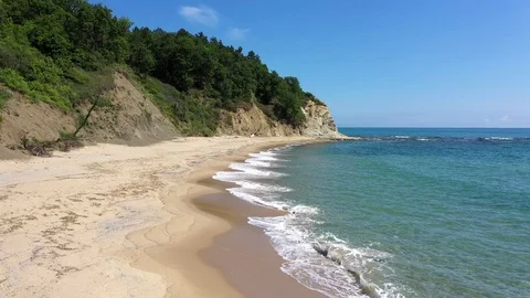 Beautiful beach in the summer 스톡 동영상 109416401