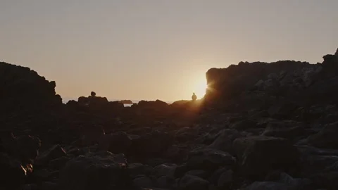 Beautiful Beach Sunset in 6K 스톡 동영상 261926885