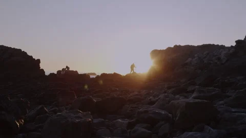 Beautiful Beach Sunset in 6K Stock Footage 261928790