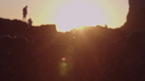 Beautiful Beach Sunset in 6K Stock Footage 261930174