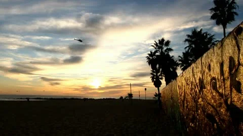 Beautiful Beach Sunset Vidéo 10722085