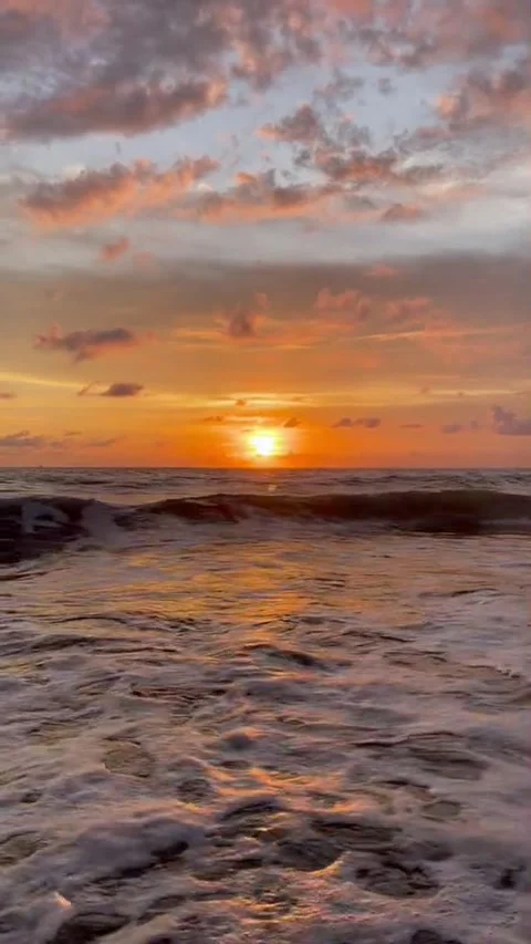 Beautiful beach sunsets 動画素材 227741834