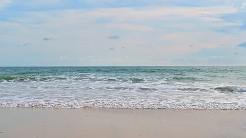 Beautiful the beach in Thailand. Stock Footage 112108643