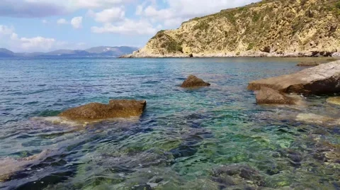 Beautiful beach view  4K Vídeo Stock 41251725