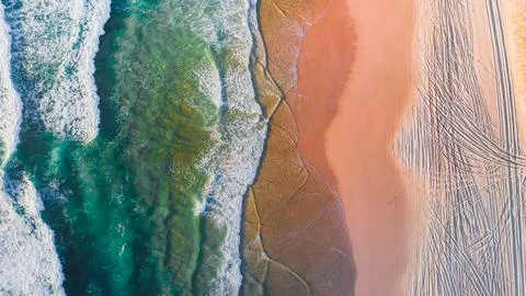 Beautiful beach wallpaper Stock Photos