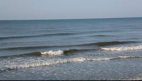 Beautiful beach waves Stock Footage 11123218