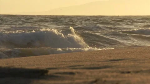 Beautiful Beach Waves HD Stock Footage