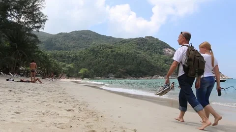 Beautiful beaches of Thailand. Video stock 61476936