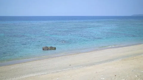 A Beautiful beachnorthern part of Okinawa Island 8k60fps Stock Footage