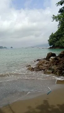Beautiful Beachside in the Daytime Stock Photos