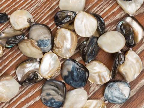 Beautiful beads Stock Photos