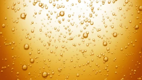 Beautiful Beer Bubbles Rising Up. Loopable 3d Animation Stock Footage 70488103