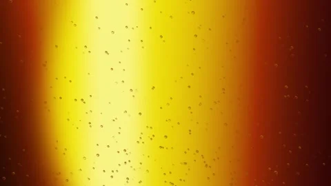 Beautiful Beer Bubbles Rising Up. Loopable Animation of Sparkling Water Stock Footage 276325507