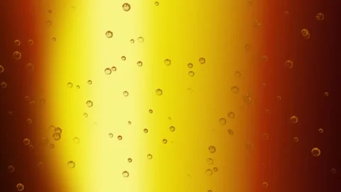 Beautiful Beer Bubbles Rising Up. Loopable Animation of Sparkling Water Stock Footage 276325595