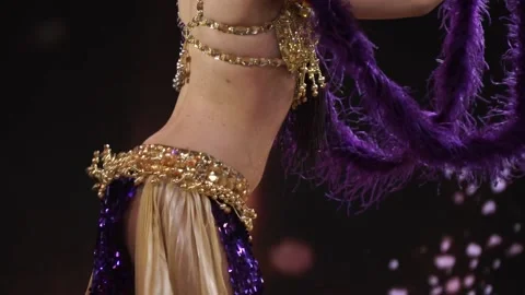 Beautiful belly dance Stock Footage 195611047