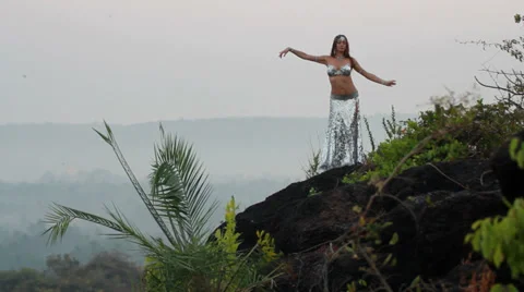 Beautiful bellydancer. Vídeo Stock 38923777