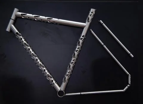 Beautiful bicycle frame Stock Photos