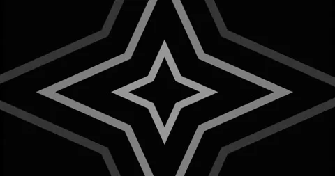 Beautiful big star looping background with radio wave effect.  Stock Footage 281308467