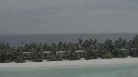 A beautiful bird's eye view of tropical islands in the Maldives. Stock-Footage 242234853
