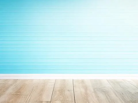 Beautiful blank wall background image of an empty space with sunlight. Wood.. Stock Photos