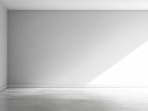 Beautiful blank wall background image of an empty space with sunlight. Wood.. Stock Photos