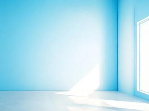 Beautiful blank wall background image of an empty space with sunlight. Wood.. Stock Photos