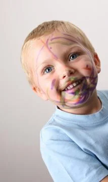 Beautiful Blond Boy Stock Photos