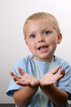 Beautiful Blond Boy Stock Photos