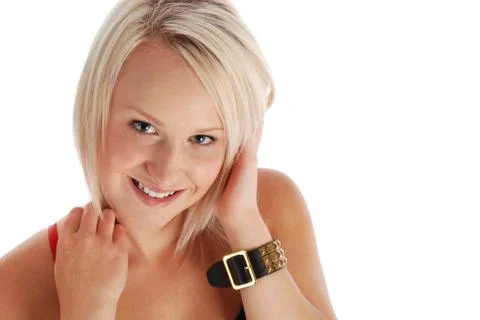 Beautiful blond Stock Photos