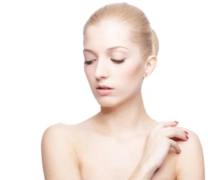 Beautiful blonde Stock Photos