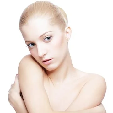 Beautiful blonde Stock Photos