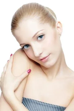 Beautiful blonde Stock Photos