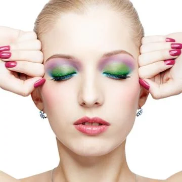 Beautiful blonde Stock Photos