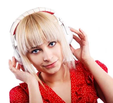 Beautiful blonde Stock Photos