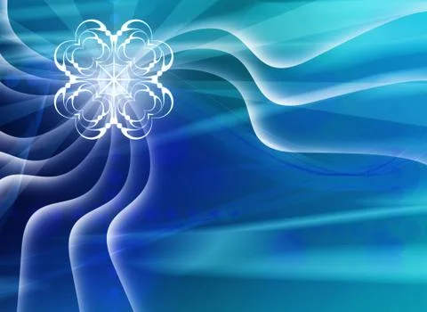 Beautiful blue abstract background Stock Illustration