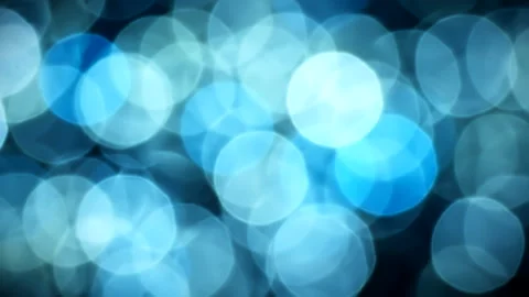 Beautiful blue abstract defocused background, glowing circle shape bokeh spots. 스톡 동영상 293363169